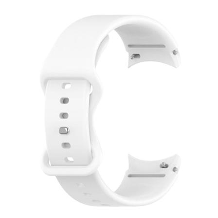 20mm yksinkertainen silikoninen ranneke Samsung Galaxy Watch 4 - Valkoinen White