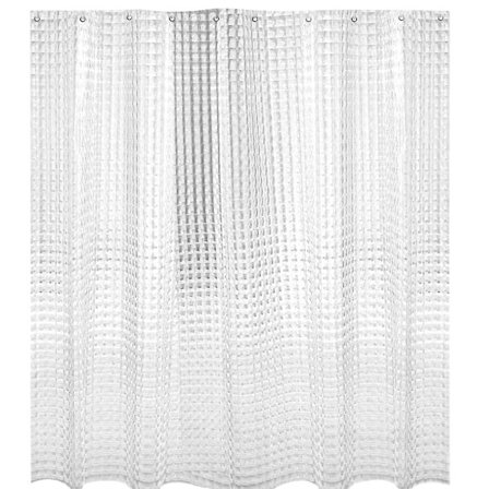 Swotgdoby Transparent Duschdraperi med Kattögon-design i Eva