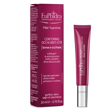 Euphidra Filler Suprema Contorno Occhi Anti-Età Borse e Occhiaie 20ml - Tratt.anti borse e occhiaie