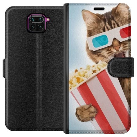Kompatibelt Plånboksfodral till Xiaomi Xiaomi Redmi Note 9 3D Katt