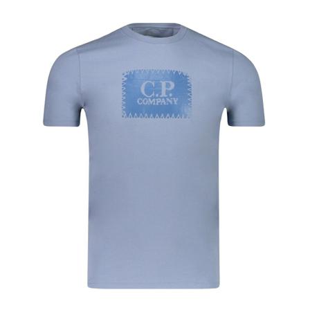 C.p. Company, T-shirt Blauw, Heren, Maat:M,Katoen