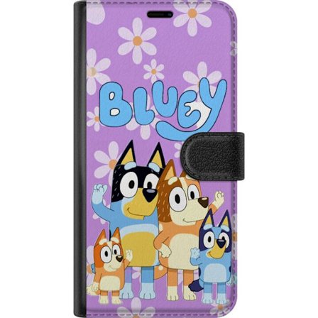 Kompatibelt Lommeboketui til Xiaomi 15 Stitch som skolefigur med bøker, blyanter og ryggsekk i fargerik kawaii-illustrasjon