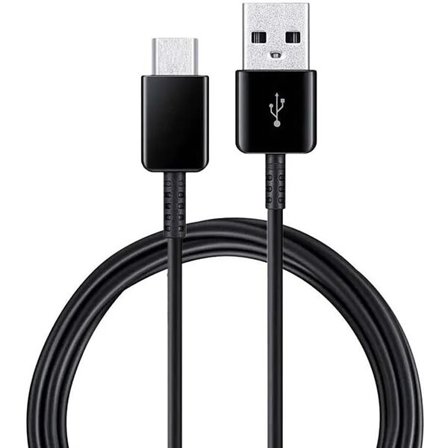 Samsung EP-DG970BBE USB-A - USB-C-kabel 1,5 m (OOB Bulk - erstatningsemballage) - sort
