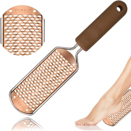 Fotfil Callus Remover - Fotrengjører Callus Remover Stor Fotrengjører Kjempefotfil Profesjonell Rustfritt Stål Callusfil for Våt og Tørr F