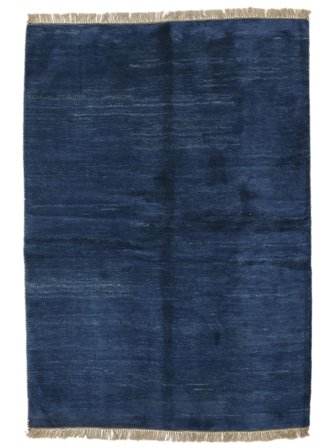 Tapis Gabbeh 175X243 Noir/Bleu Foncé (Laine, Perse)