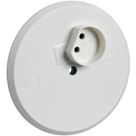 Schneider Electric 189506200 Lamputtag ojordat, 1-vägs, 2-pol, för takdosa med, Strömbrytare & vägguttag