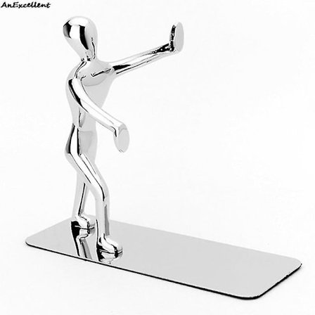 Kung Fu Hånd Push Bogklips Bogreoler Metal Bogstøtte Stativ Bogreol Til Skole Bibliotek Kontor