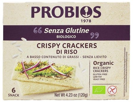 Crispy Crackers Riso 6 Pezzi da 20 g