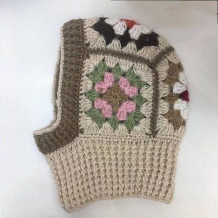 Håndlavede hæklede huer strikket pullover hue HVID