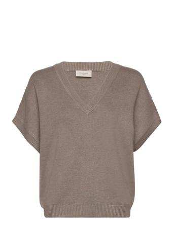 Fqani-Pullover Pullover Beige FREE/QUENT*Betinget Tilbud