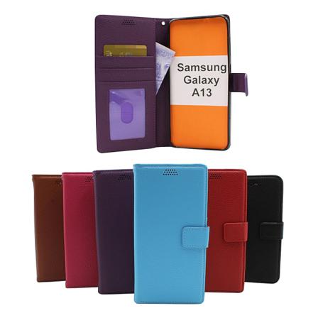 New Standcase Wallet Samsung Galaxy A13 (a135f/ds) Ljusblå