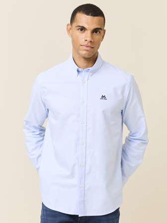 Jean Paul - Oxford Skjorte - Regular Fit - Herre - Blå - Skjorter - S