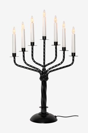 Jotex - Lysestake Bore Svart - Kjøp Adventsstaker hos Jotex