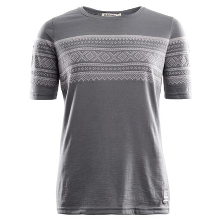 Aclima DesignWool Marius T-Shirt Women Women short-sleeved sweaters Grey XS