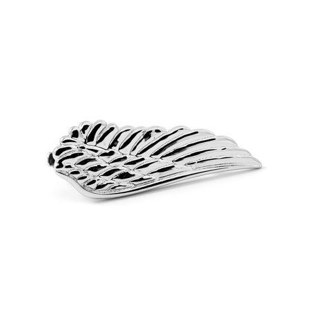 Silver-Tone Wing Tie Clip for Men - Tie clips for skinny ties