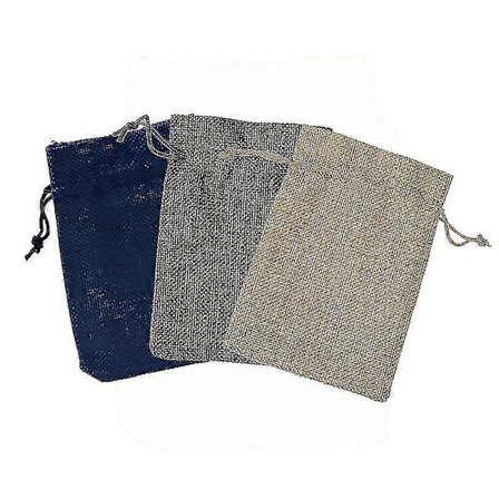 Julklappspåsar i imitation av linne