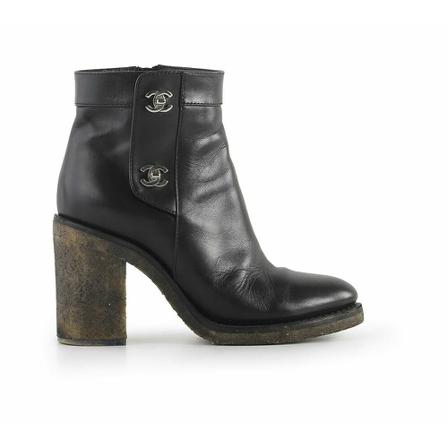 Chanel Vintage - Vintage Skor - Svart - Dam - Storlek: 37 Eu, Dam, Storlek: 37 EU