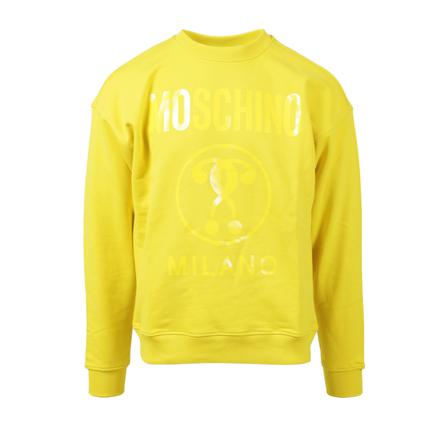 Moschino, Sweaters Geel, Heren, Maat:L