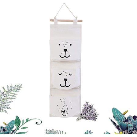 Valkoinen - Ripustettavat pussit, Ripustettava pussien säilytys, Ripustettava pussien järjestäjä, Ripustettava pussien säilytys, Ripustettava pussien 