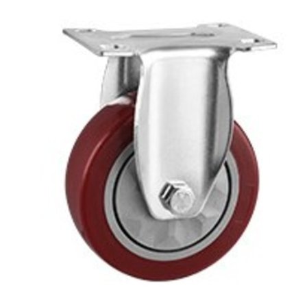 RU-Tunga 75 mm Gummisvängbara Hjul Möbelvagn