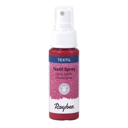 Textilspray, karminröd, 50ml flaska