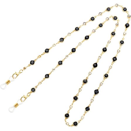 1 stk. Farverige Perlebesatte Brillekæder til Kvinder - Solbriller, Briller og Læsebriller Halskæde Snorholder