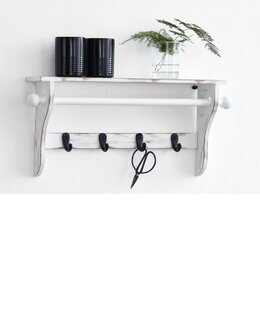 Überhandtuchhalter Vintage Weiß - Linea