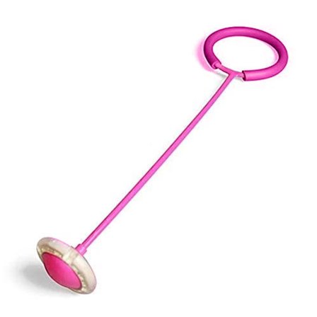 Glødende Ball Blinkende Ball Ankel Hopp Ball Sport Voksne Barn Rosa