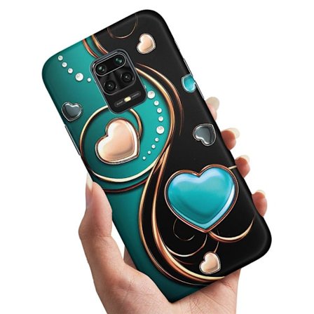 Xiaomi Redmi Note 9 Pro - Kuoret/Suojakuori Sydämet