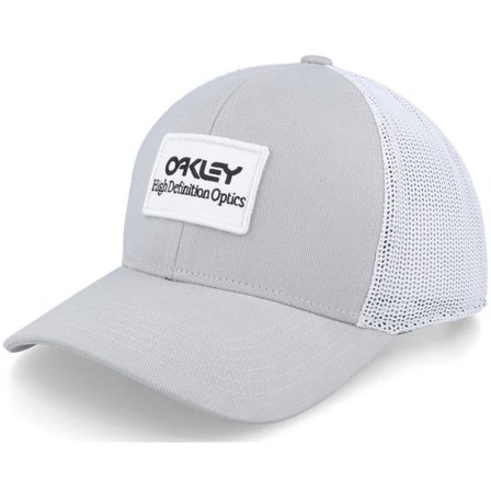 Oakley - Grå trucker Keps - B1b High Definition Optics Patch Stone Gray/White Trucker @ Hatstore