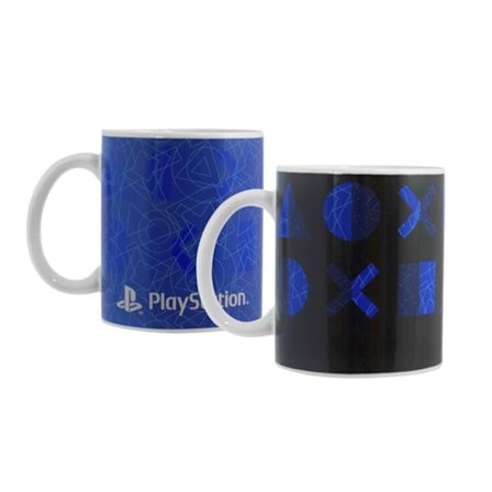 Värmeförändrande Porslinmugg med PlayStation Logotyp – 325 ml