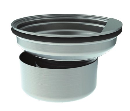 Purus 7138442 Vattenlåsinsats 220 mm, Inomhusavlopp