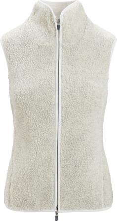 Icebreaker Women's RealFleece High Pile Vest Ecru Heather Vuorettomat liivit ECRU HTHR XL