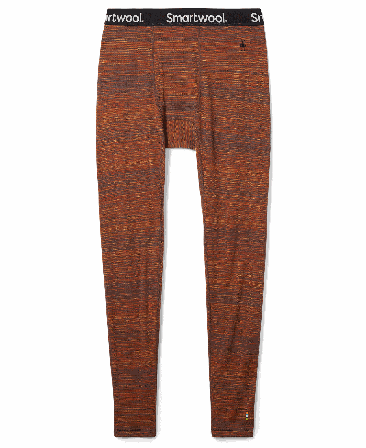 Smartwool Men's Classic Thermal Merino Base Layer Pattern Bottom Picante Heather Color Shift