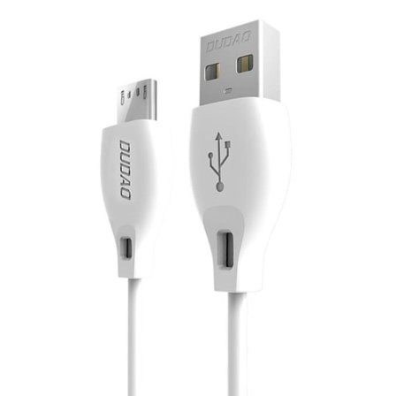 Dudao USB till Micro USB-kabel 2m - Vit
