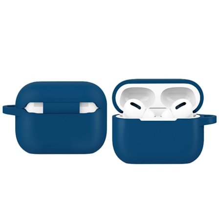 AirPods Pro 2 silikonfodral med spänne - Midnattsblå
