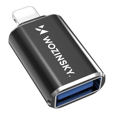Wozinsky OTG USB-adapter Lightning til USB - Sort