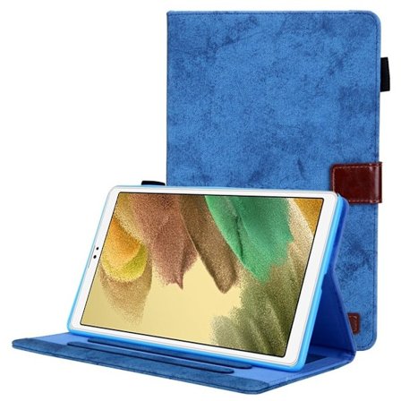 Samsung Galaxy Tab A7 Lite Fodral med pennrem - Blå