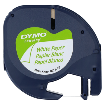 TAPE DYMO REFILL HVIT PAPIR