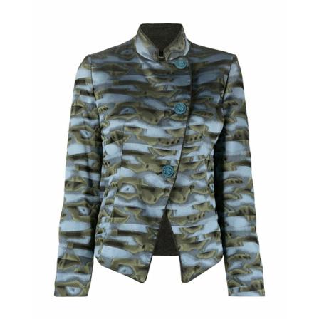 Emporio Armani Light Jas , Blauw , Dames , Maat: XS