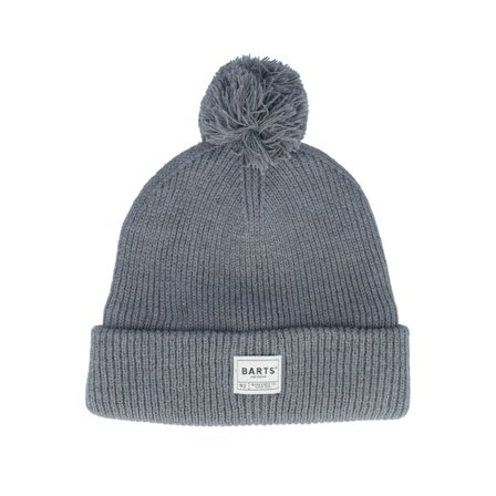 Barts - Grey pom Beanie - Arkade Beanie Dark Heather @ Hatstore