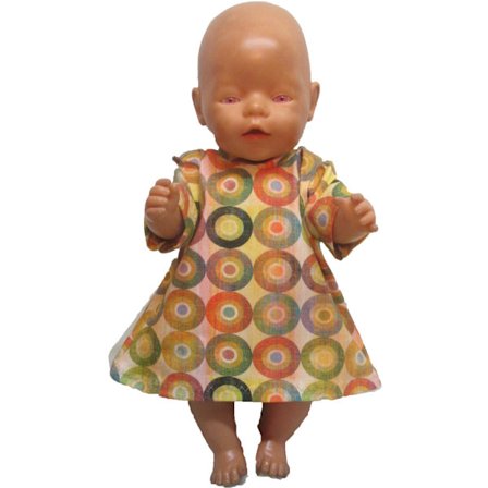 Trikåklänning till Baby Born, dockkläder