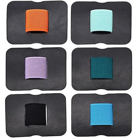 Penholder - 6 stk. selvklæbende penneholdere, kompatible med kalender og dagbog, notesblokholder, opslagstavle, køleskab, tablet