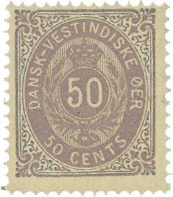 Dansk Vestindien 1876-1879 - AFA 13 - Postfrisk