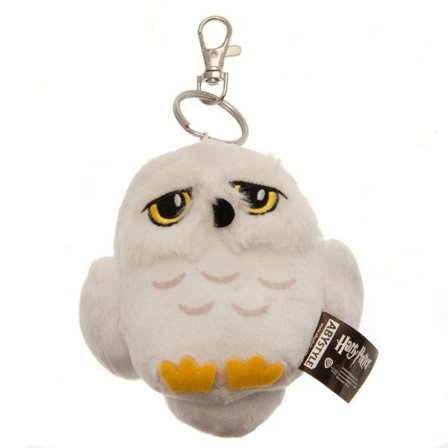 Harry Potter Plys Hedwig Nøglering Hvid One Size IC