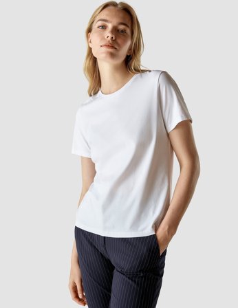 Shaping New Tomorrow - Dame - Women Supima T-shirt - White - Størrelse XL