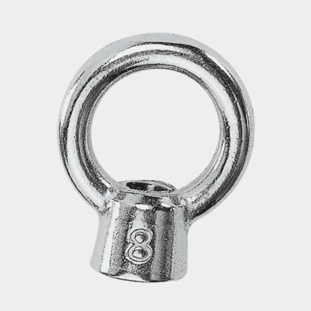 Öglemutter, rostfri M10