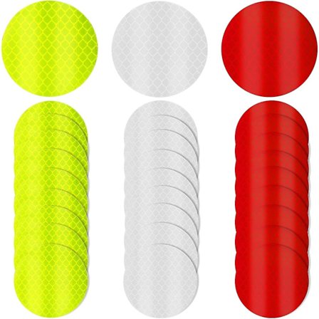 30 stk. Advarsel Sikkerhetsrefleksklistremerke Nattesynlighet Klistremerke Refleksbånd Klistremerke, for kjøretøy