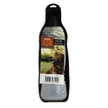 Active Canis vandflaske med skål til hunde 500 ml