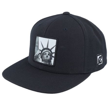 Public Domain - Svart snapback Keps - Statue Of Liberty Black Snapback @ Hatstore